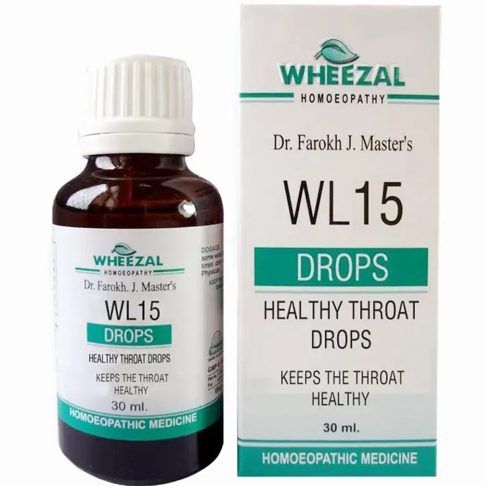 Wheezal WL-15 Healthy Throat Drops (30ml)