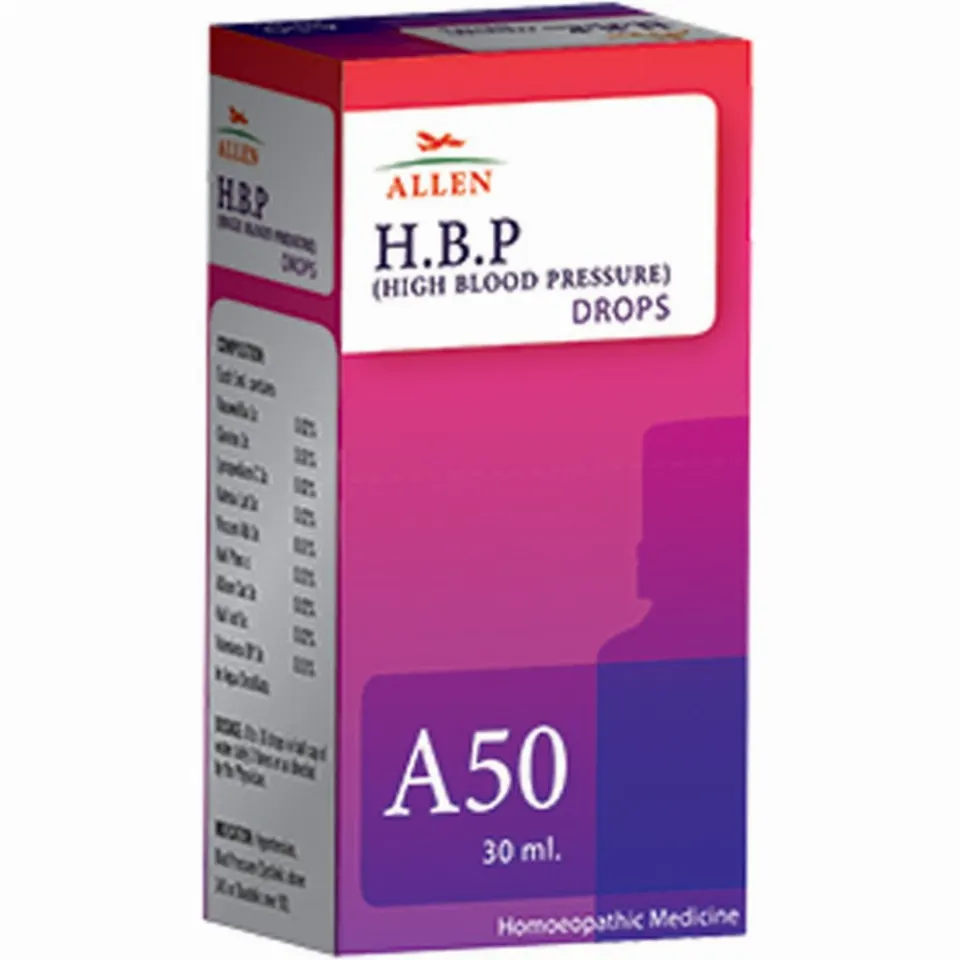 Allen A50 High Blood Pressure (HBP) Drops (30ml)