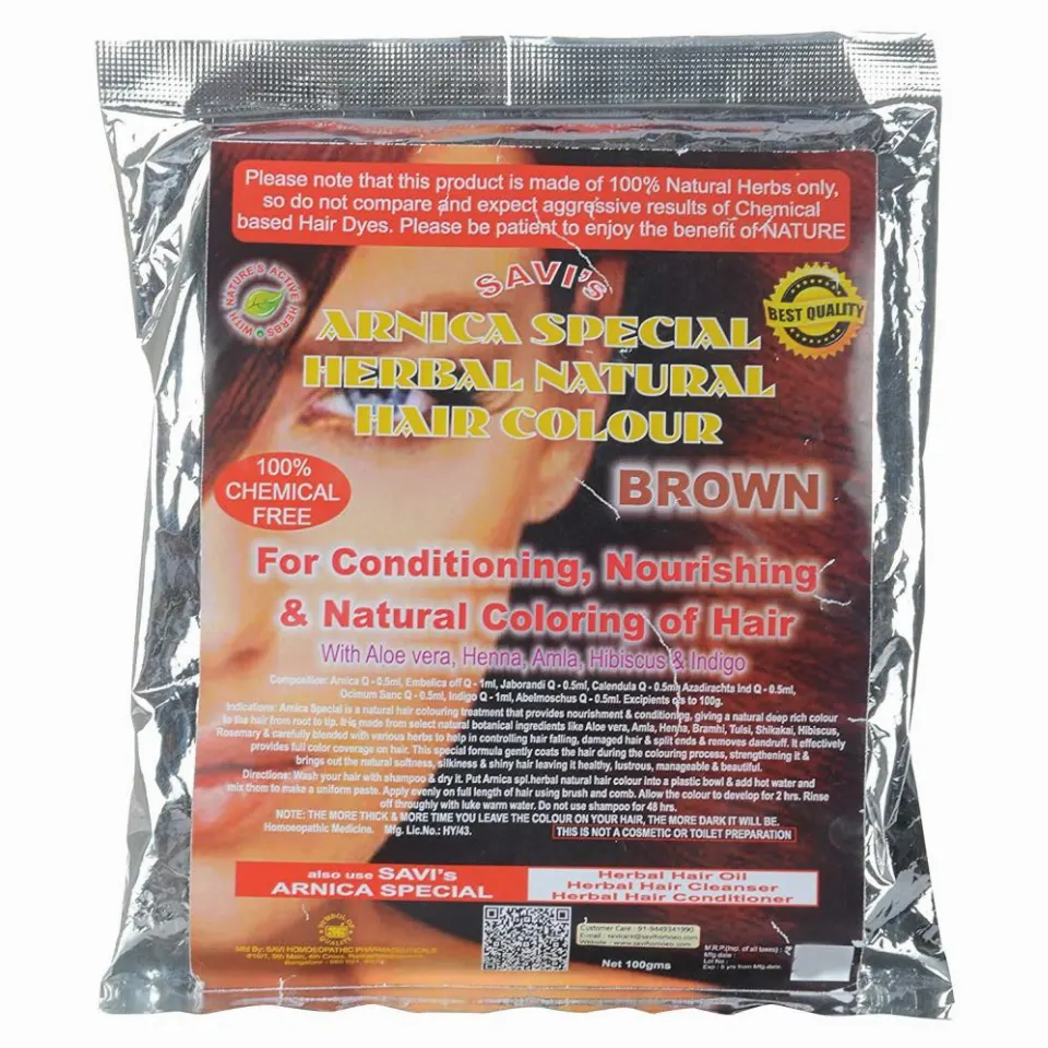 BHP Arnica Special Herbal Natural Hair Colour (Brown) (100g)