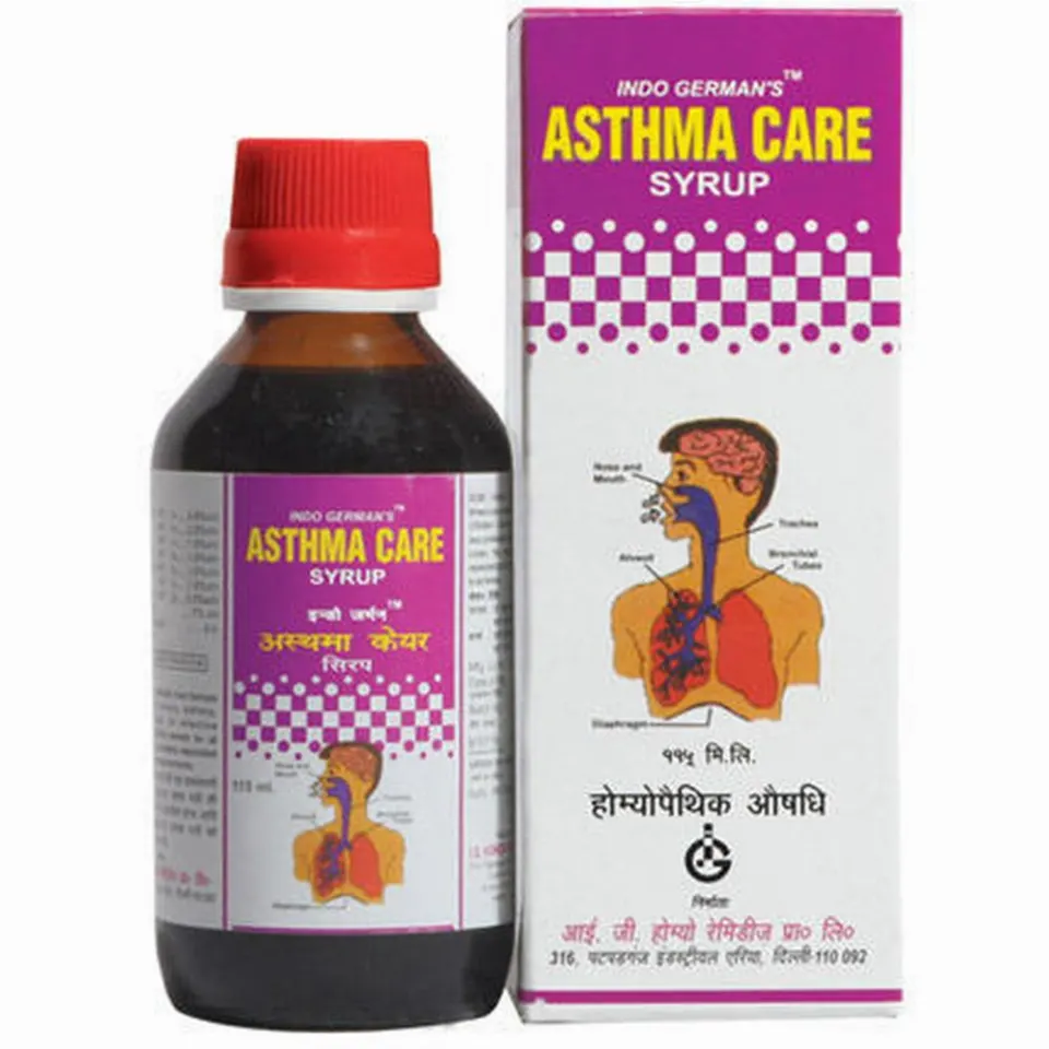 Indo German Asthma Care Syrup (180ml)