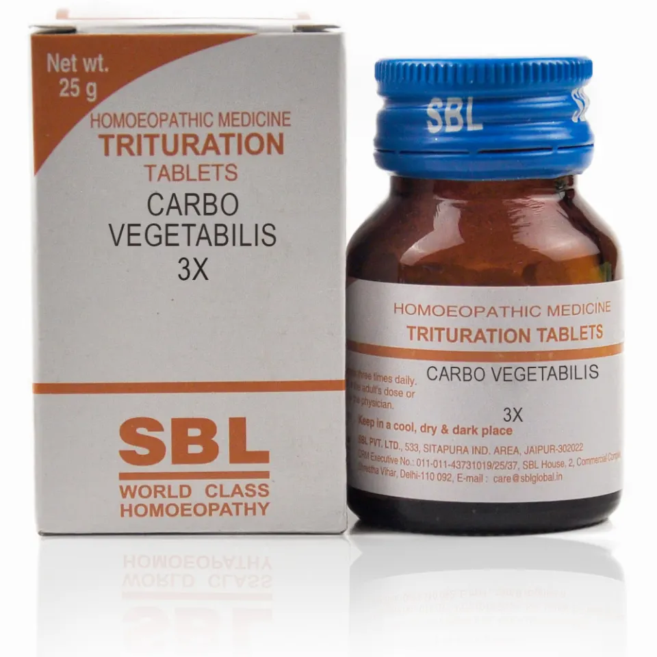 SBL Carbo Vegetabilis 3X (25g)